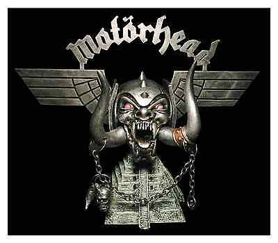 Motorhead Lemmy Kilmister Warpig Logo Tusk Skull Pyramid Statue Collectible