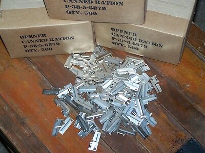 Shelby P38 P-38 10 Each Army Military Can Opener Mess Ration WWII Vietnam Scout